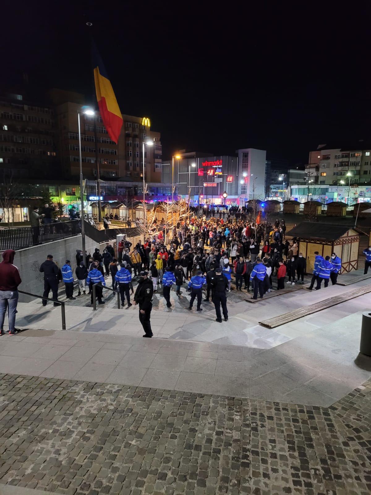 Jandarmii vâlceni au asigurat măsurile de ordine și siguranță publică la protestul din Rm.