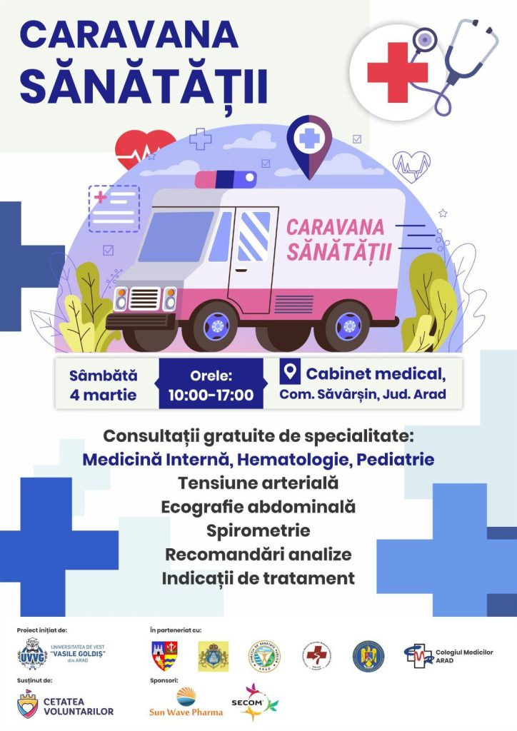 Caravana Sănătății – Un proiect U.V.V.G. Arad