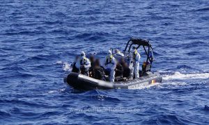 Misiuni de căutare şi salvare ale poliţiştilor în Marea Mediterană