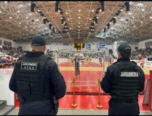 Jandarmii argeșeni - prezenți la manifestările sportive din județ