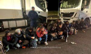 58 de cetăţeni străini prinși în timp ce încercau să treacă frontiera ilegal