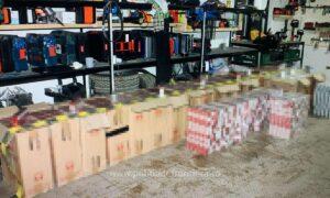 Peste 20.000 de pachete de ţigări confiscate la frontieră