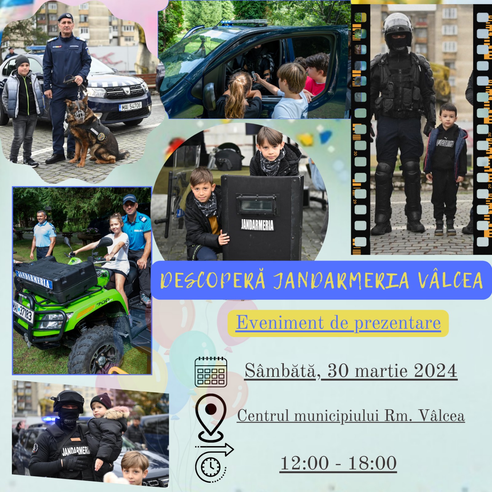 Descoperă Jandarmeria Vâlcea - Eveniment în Râmnicu Vâlcea