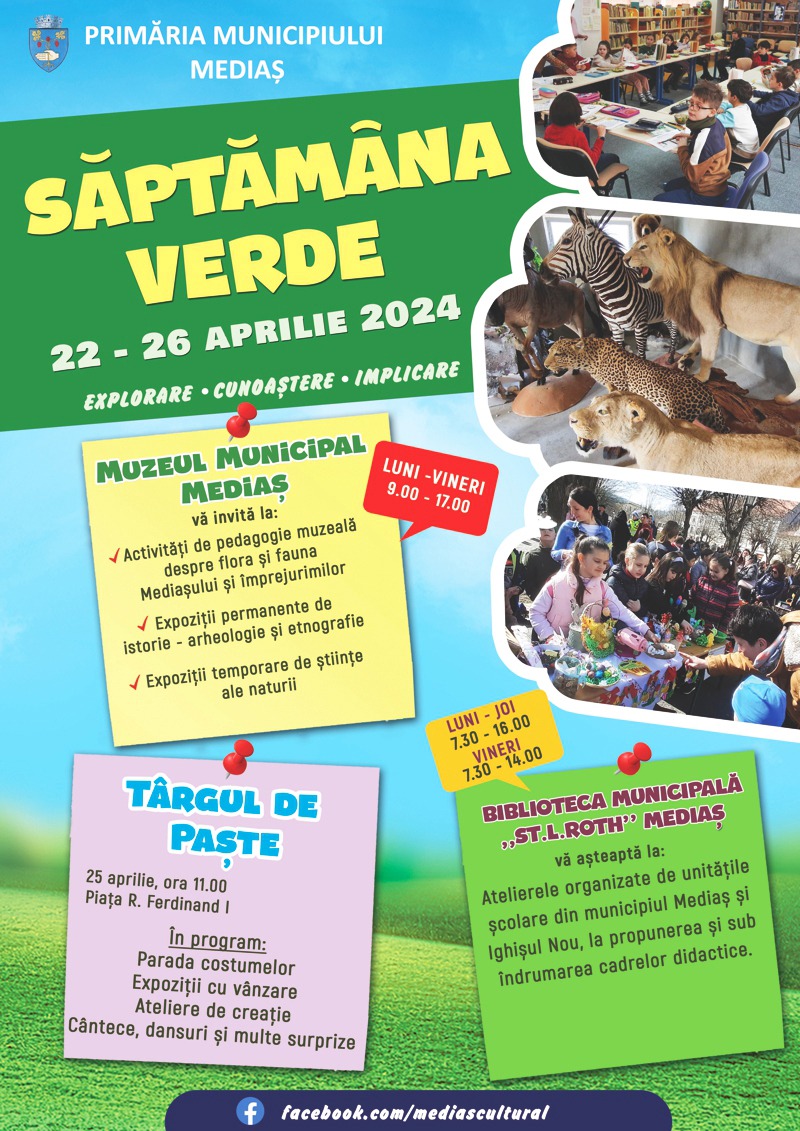 Primăria Mediaș - Evenimentele organizate în Săptămână Verde