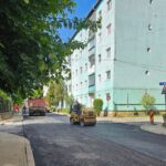 Primăria Mediaș – Lucrări de asfaltare pe strada Sebeșului