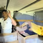 Șapte cetățeni din Sri Lanka ascunși în cutii de carton