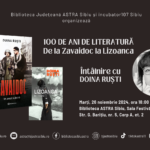 Întâlnire cu Doina Ruști la Biblioteca Județeană ASTRA Sibiu