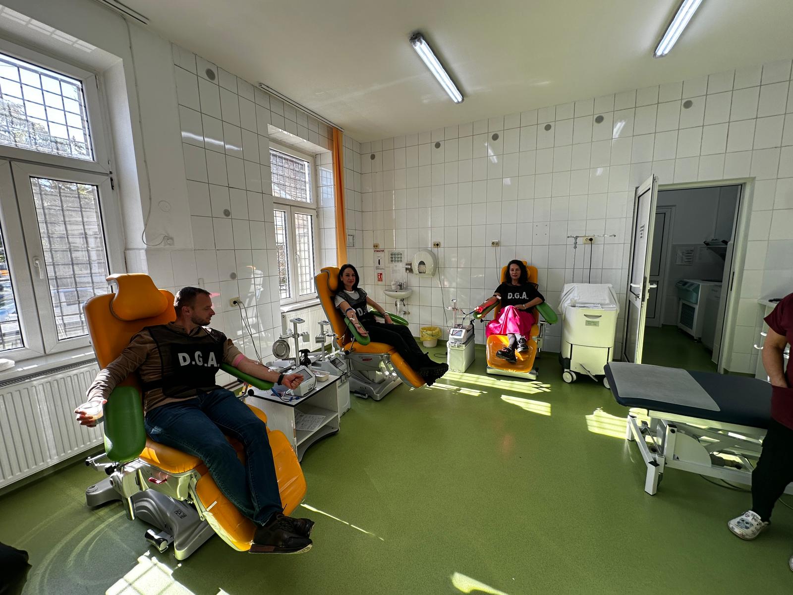 Donare sange sja politia