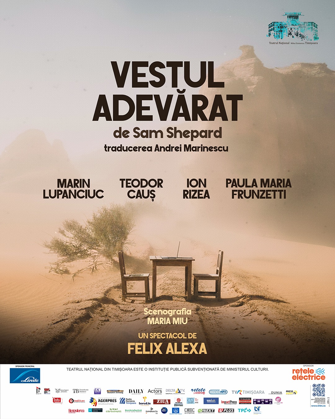 spectacolul VESTUL ADEVĂRAT de Sam Shepard