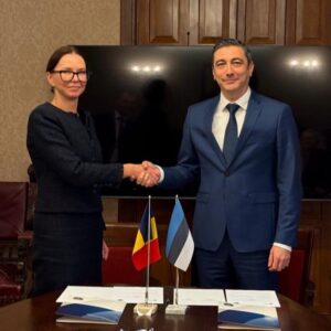 Procurorul general al României, Alex Florența, și omoloaga sa estoniană, Astrid Asi