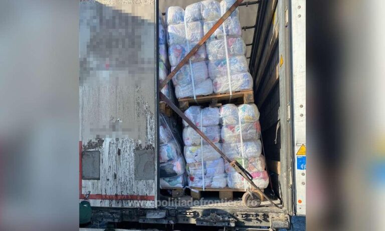 deșeuri textile oprite la PTF Siret
