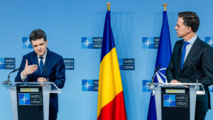 Nicușor Dan Mark Rutte NATO