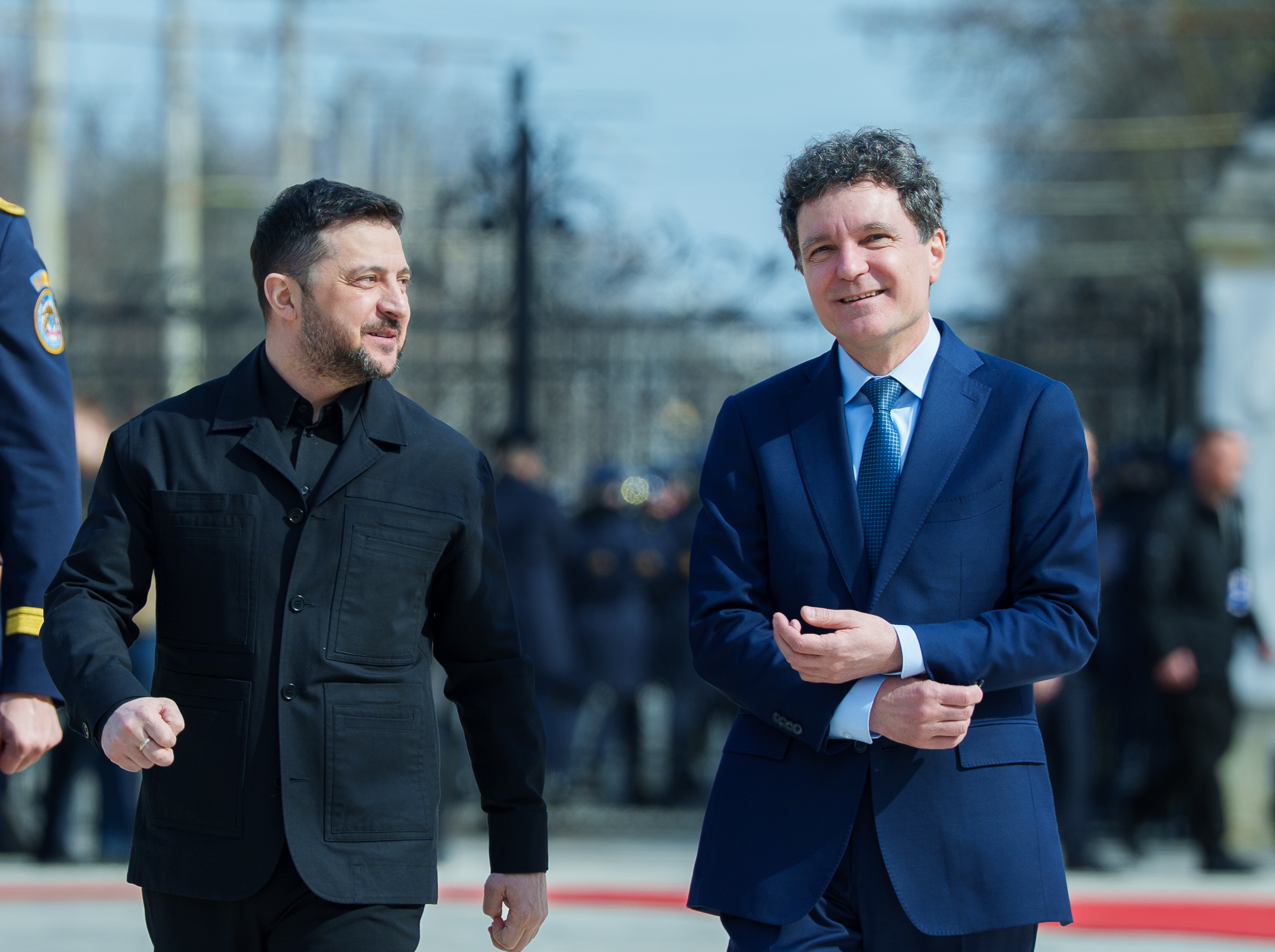 Nicușor Dan, Volodîmîr Zelenski,