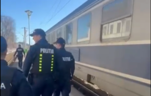 acțiune poliție stația CFR Sibiu