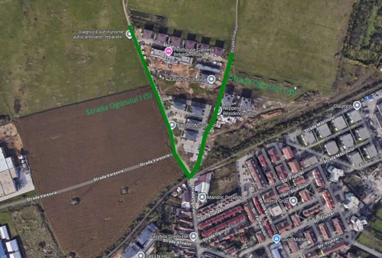 modernizare strada Ogorului Sibiu