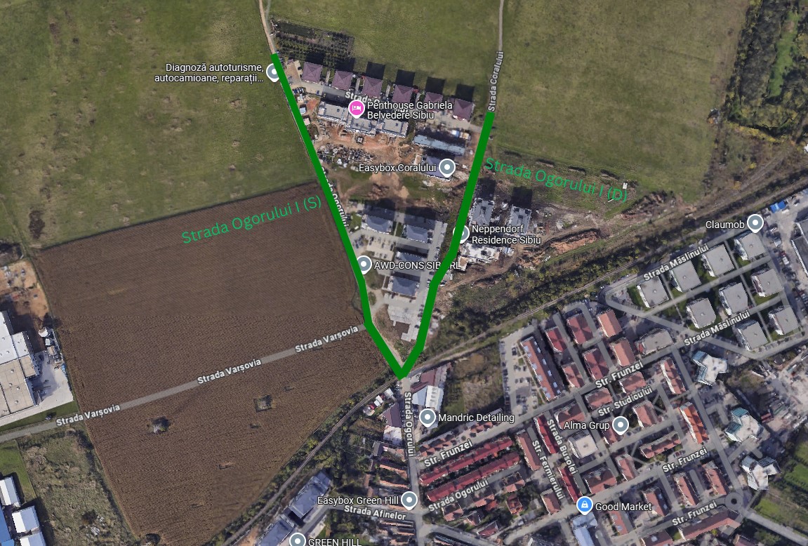 modernizare strada Ogorului Sibiu