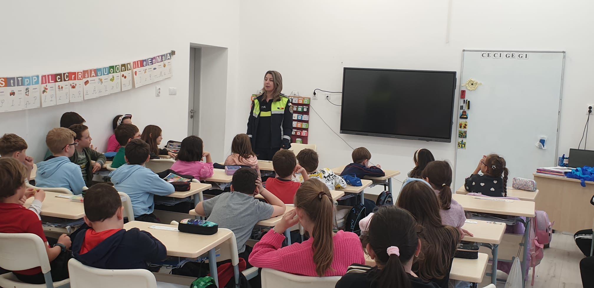 Poliția Sibiu Săptămâna Verde elevi