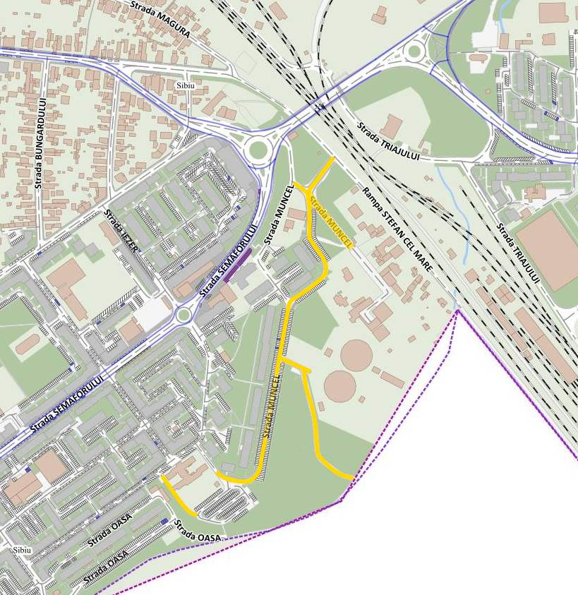 modernizare strada Muncel Sibiu