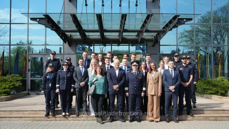 studenți Germania vizită Poliția de Frontieră Română
